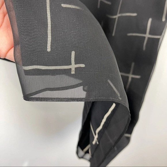 Vintage 90's Preview Collection Sleeveless Sheer Overlay Knee Length Dress 6P - Picture 5 of 10